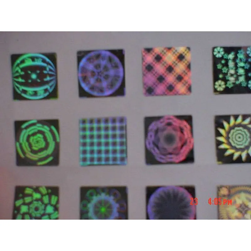 Easily paste custom 3d hologram sticker