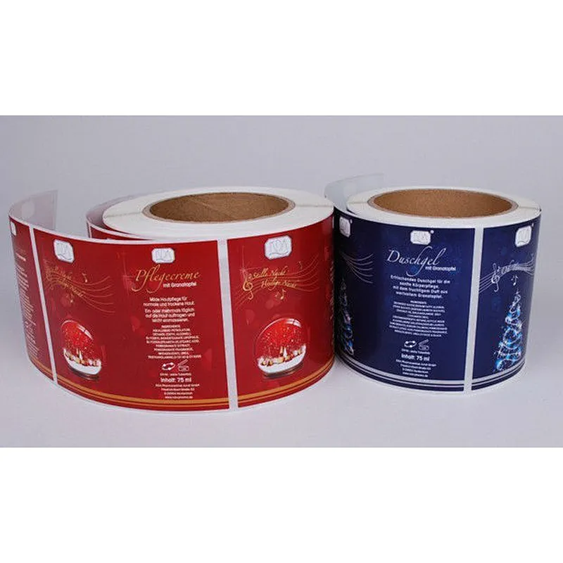 Waterproof hologram 3d animation laser cutter printed label