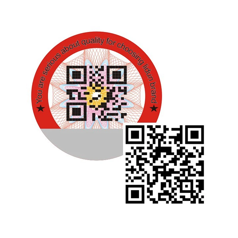 Qr Code Label Thermal Label Self Adhesive Sticker Roll Paper