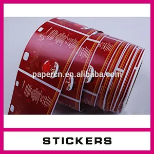 Customize the high quality polycarbonate self adhesive trademark labels