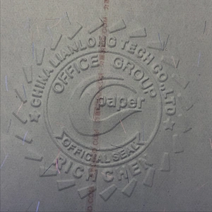 Banknote Watermark Thread Security Pape/custom size white paper with watermark.