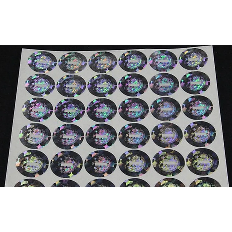 Guangzhou lingfeng round anti-fake label hologram sticker