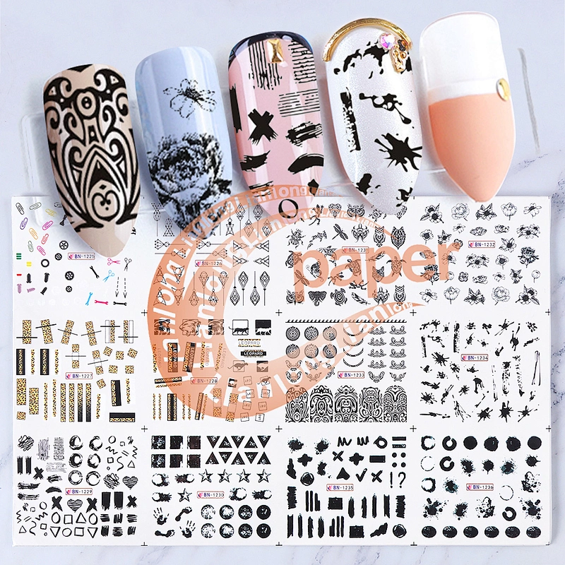 Hot Stamping Water Transfer printing Nail Stickers nail sticker
