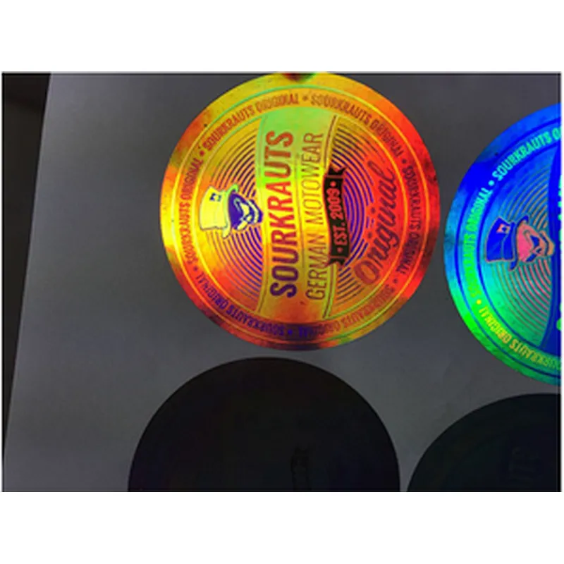 Guangzhou lingfeng round anti-fake label hologram sticker