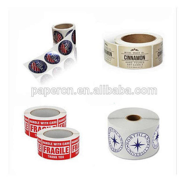 Custom self adhesive printing sticker roll sticker