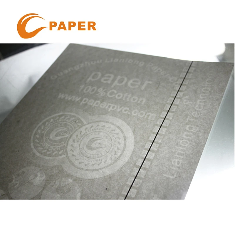 Customized carbonless visible and invisible watermark paper