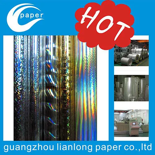 Colored Gold Hot Stamping Aluminum Foil for Food Packing