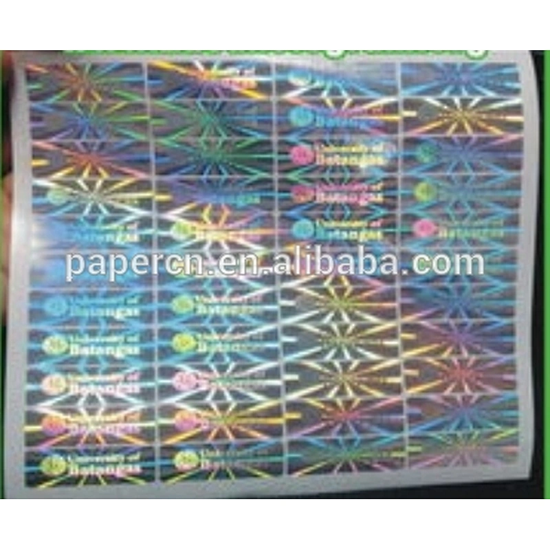 Customized hologram 3 d label/sticker for Shampoo