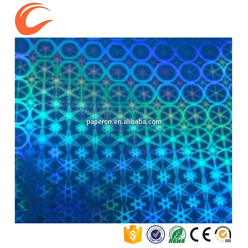 Custom waterproof hologram 3 d animation laser cutting machine to print label