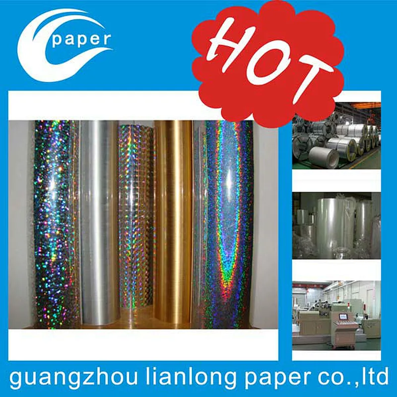 hot sales Decorative Self Adhesive Holographic Film, laser film