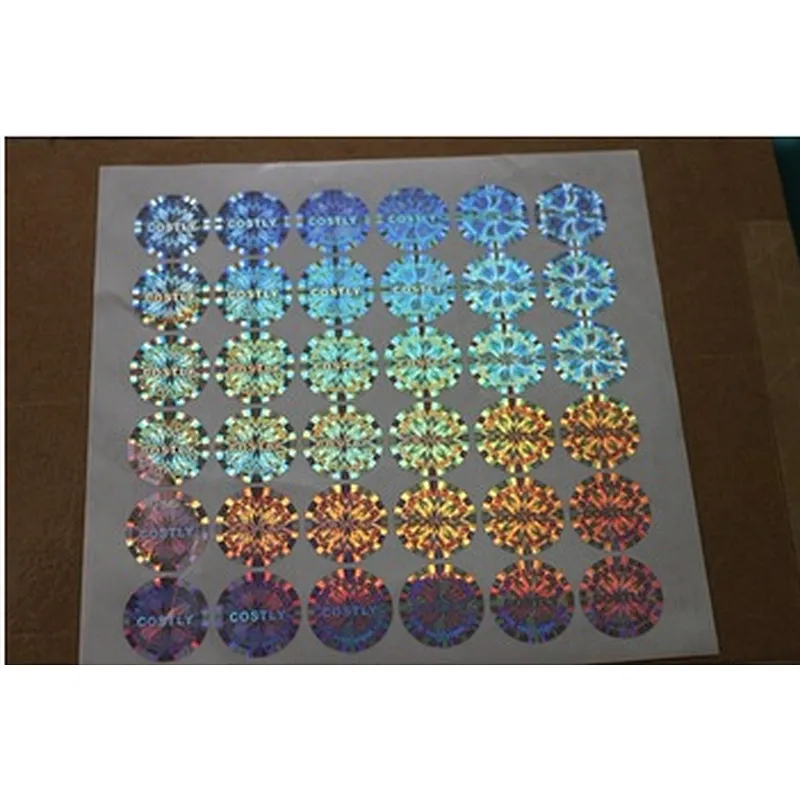 2017 hot print tamper proof hologram