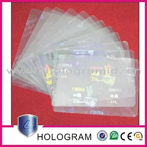 PVC Blank cards with holograms