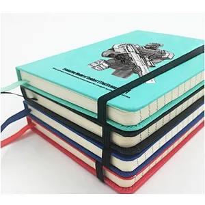 customized logo kraft paper exercise notebook A4 A5 A6 size leather planners and notebooks