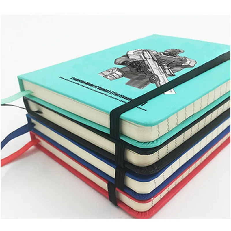 customized logo kraft paper exercise notebook A4 A5 A6 size leather planners and notebooks