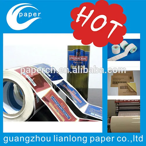 Wholesale volume packaging bottle/waterproof juice bottle label