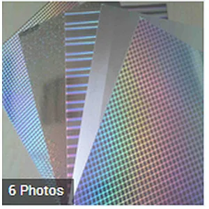 2017 customized hologram lamination sticker