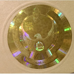 Production custom security 3d hologram label/sticker