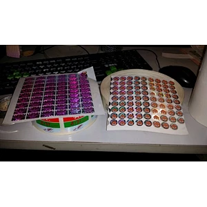 Define custom hologram seal seal stickers/transparent hologram id