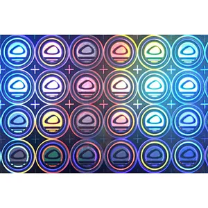 2017 Latest laser label hologram in 2d/3d
