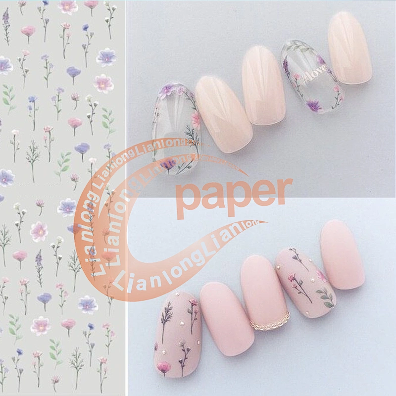 Hot Stamping Water Transfer printing Nail Stickers nail sticker