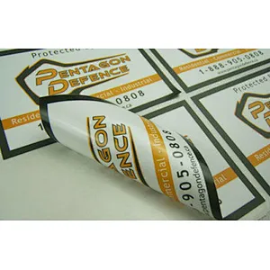 Laser sticker, Hologram label sticker, self adhesive waterproof vinyl sticker