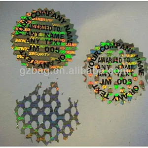 Custom Sticker,Product Safety Usage and Adhesive Sticker Type california id hologram