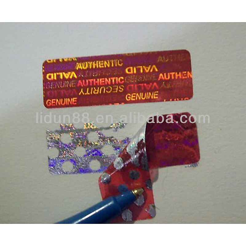 High quality hologram, customized hologram sticker, laser anti-counterfeit labels