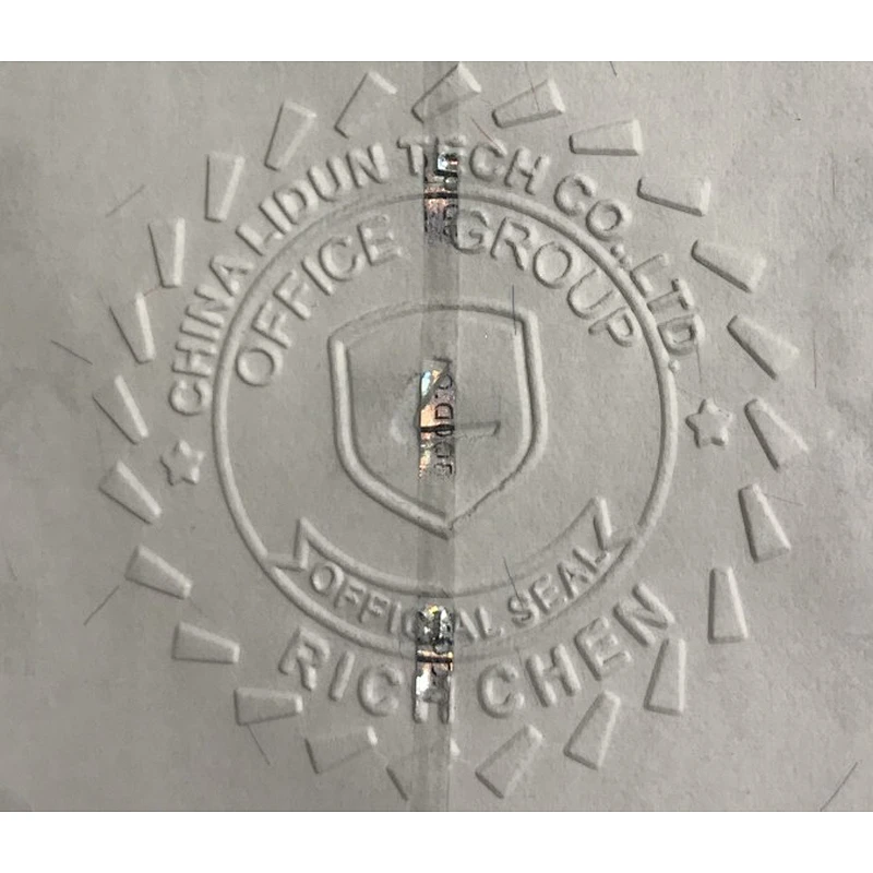 A4 Hologram Security watermark paper with uv and logo stamping