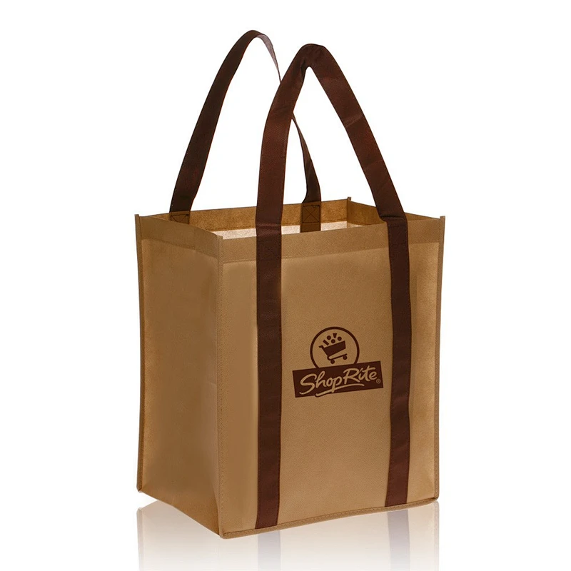 Laminated Pp Nonwoven Large Logo Printed Tote Bag