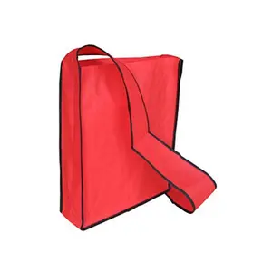 Zippered Nonwoven Thermal Bag Color Folded Custom Promo Laminated Bag