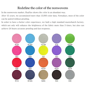 Optional color size 100% pp non woven fabric with hs code images
