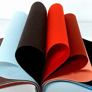 2019 PU/PVC synthetic leather non woven recycle felt fabric