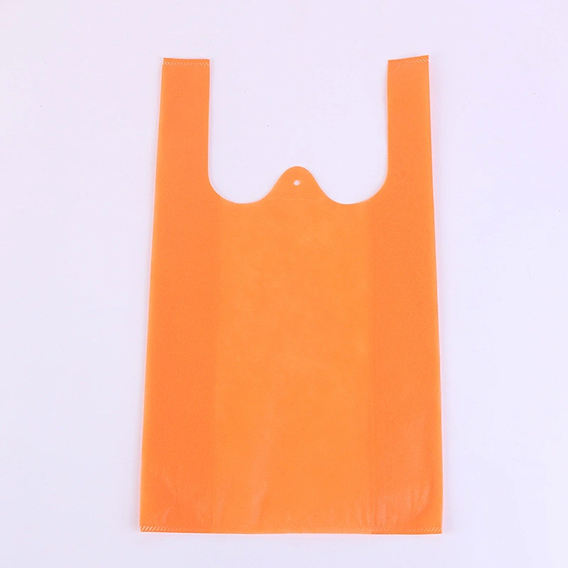 100% PP non woven virgin 35g cheap eco friendly t shirt grocery bag