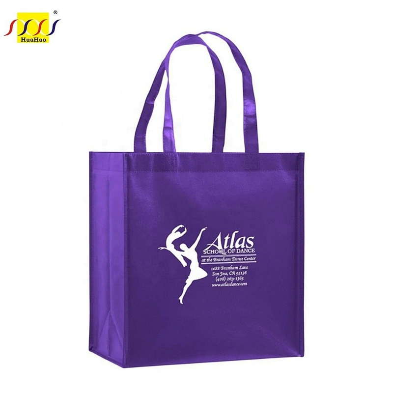 Foldable Non Woven Tote Bags Draw String 100G Non Woven Bag