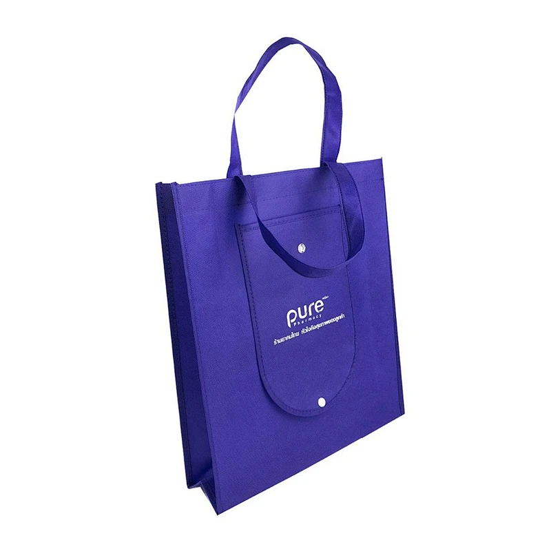 Oem Production Recyclable Folding Non Woven Shopping Bag