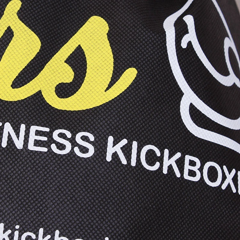 nonwoven fabric made best price decorative lightweight promotional drawstring bag printed