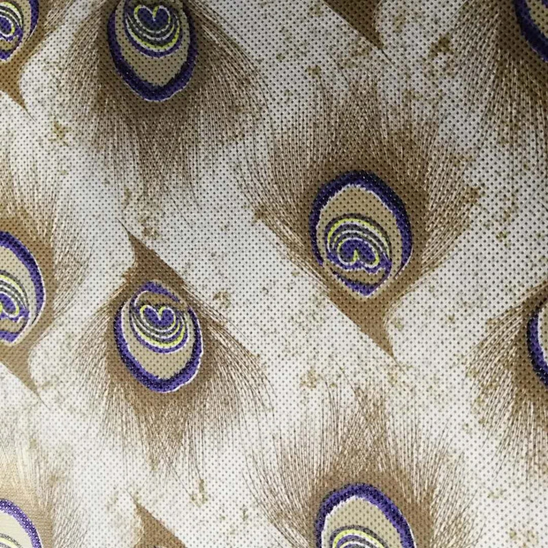 coloful wallpaper in non woven fabric pp non-woven cloth supplier in china