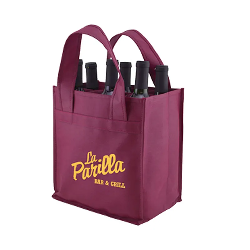 Foldable Non Woven Tote Bags Draw String 100G Non Woven Bag