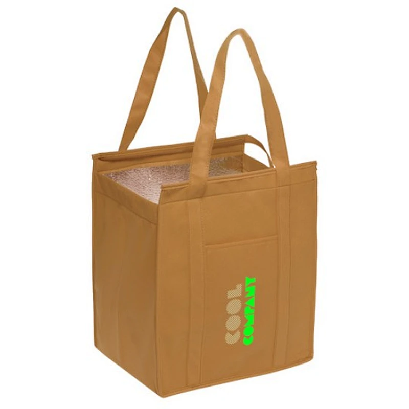 Insulated Non Woven Grocery Cooler Tote Bag