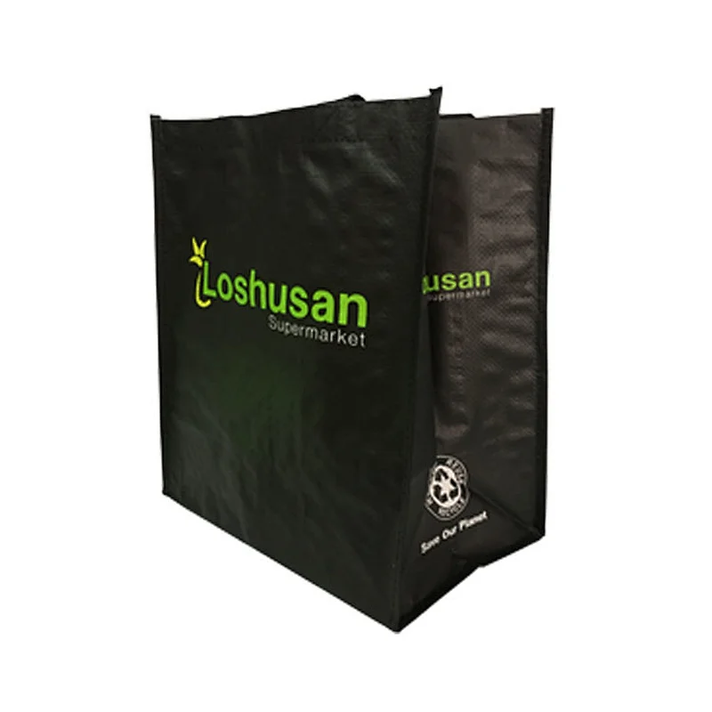 2019 New material design polyethylene woven shopping tote bag
