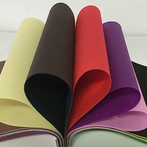 2019 PU/PVC synthetic leather non woven recycle felt fabric