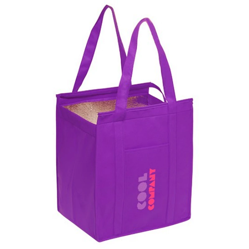 Insulated Non Woven Grocery Cooler Tote Bag