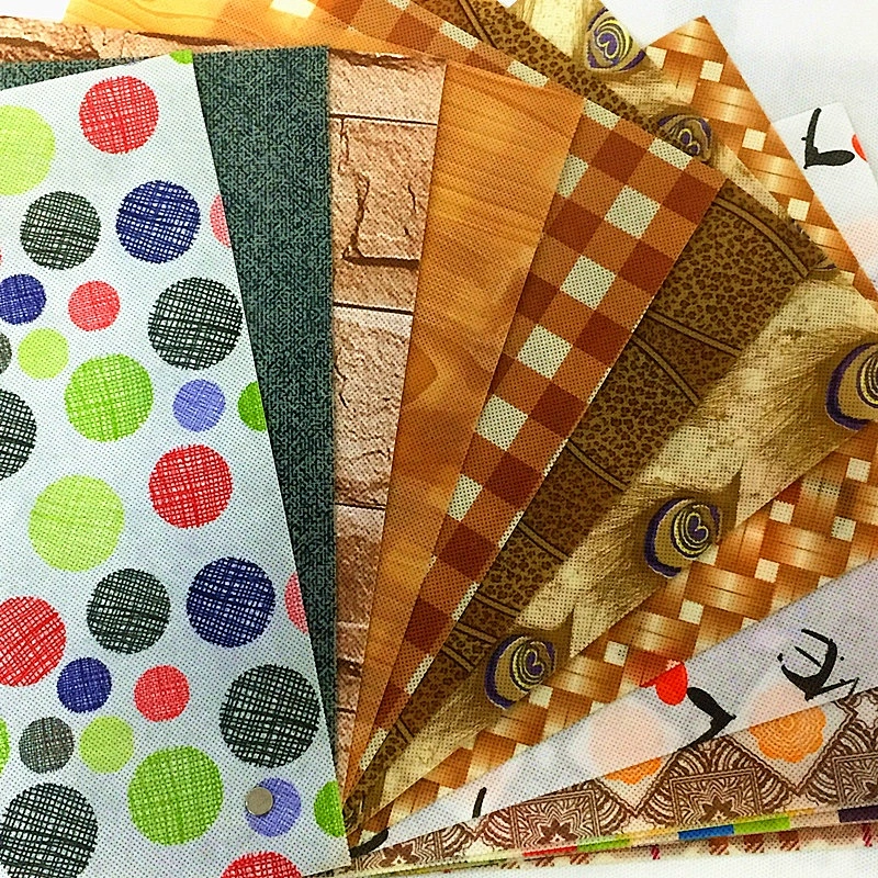 2019 PU/PVC synthetic leather non woven recycle felt fabric