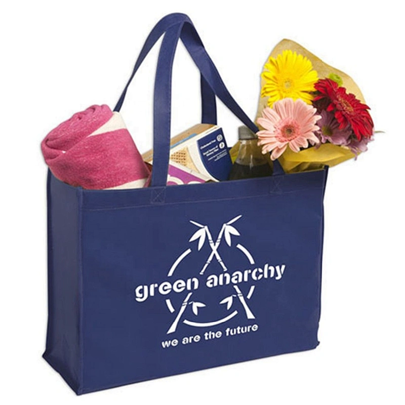 Popular Ultrasonic Durable Pp Nonwoven Foldable Shopping Bag  Laminated Logo Custom