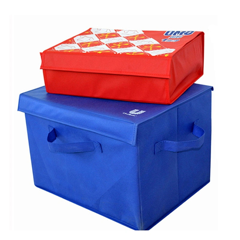 Anti Water Folding Eco Recyclable Non-Woven Storage Box For Toys
