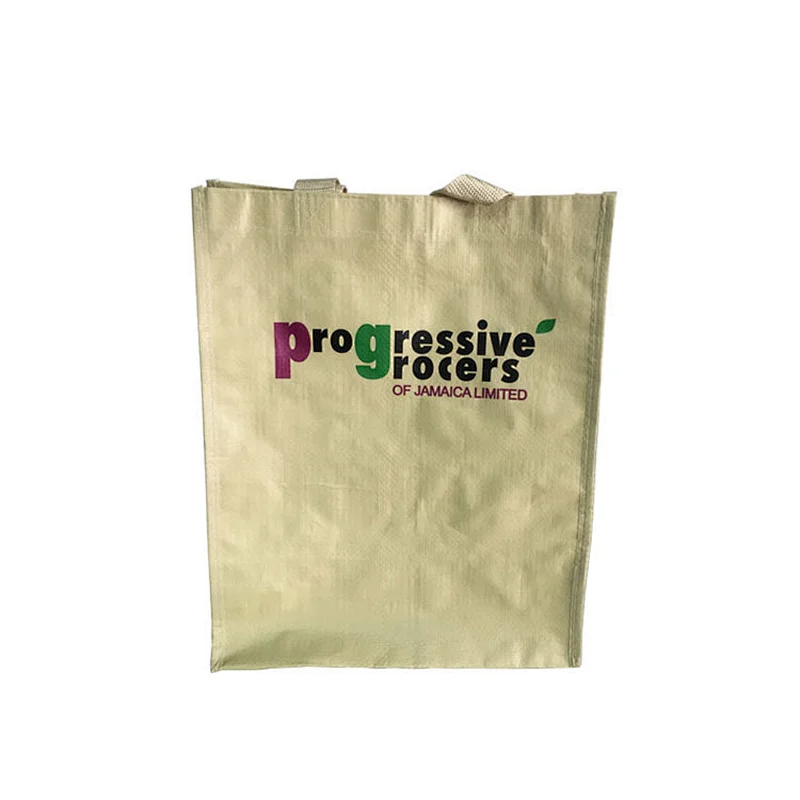 2019 New material design polyethylene woven shopping tote bag