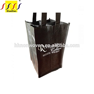 Wholesale Shopping Bag Pp Non Woven Custom Bags For Wine Recyclable Red