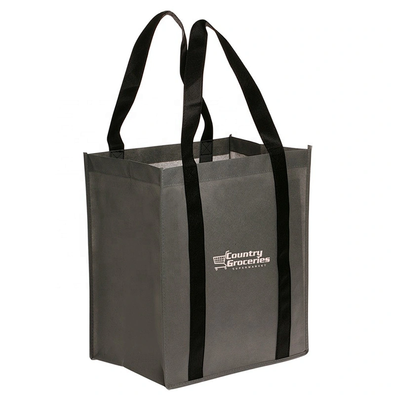 Foldable Non Woven Tote Bags Draw String 100G Non Woven Bag