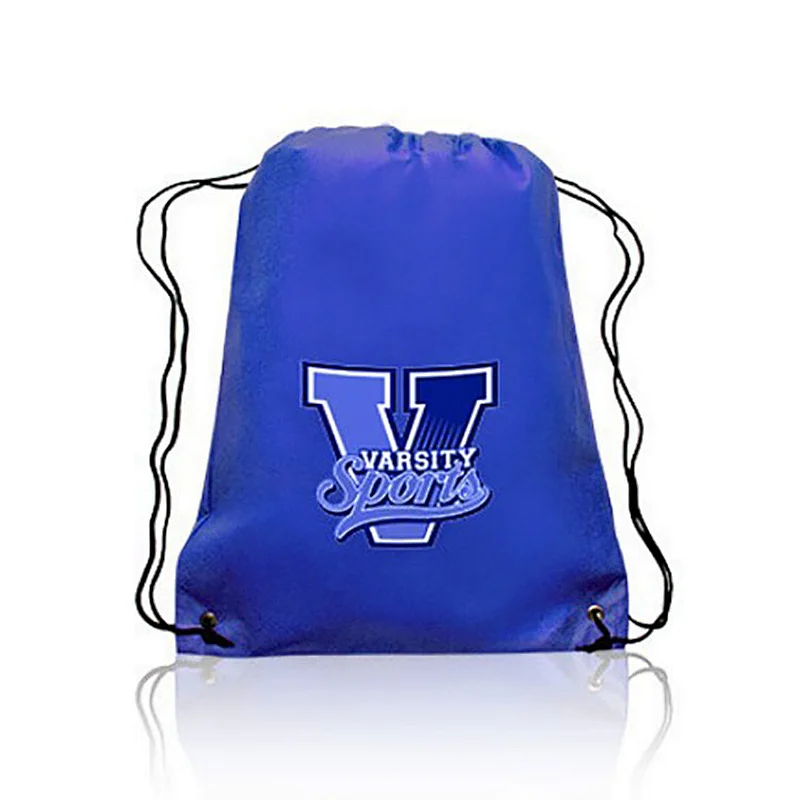 100% recycle water resistant sports sublimation drawstring bag
