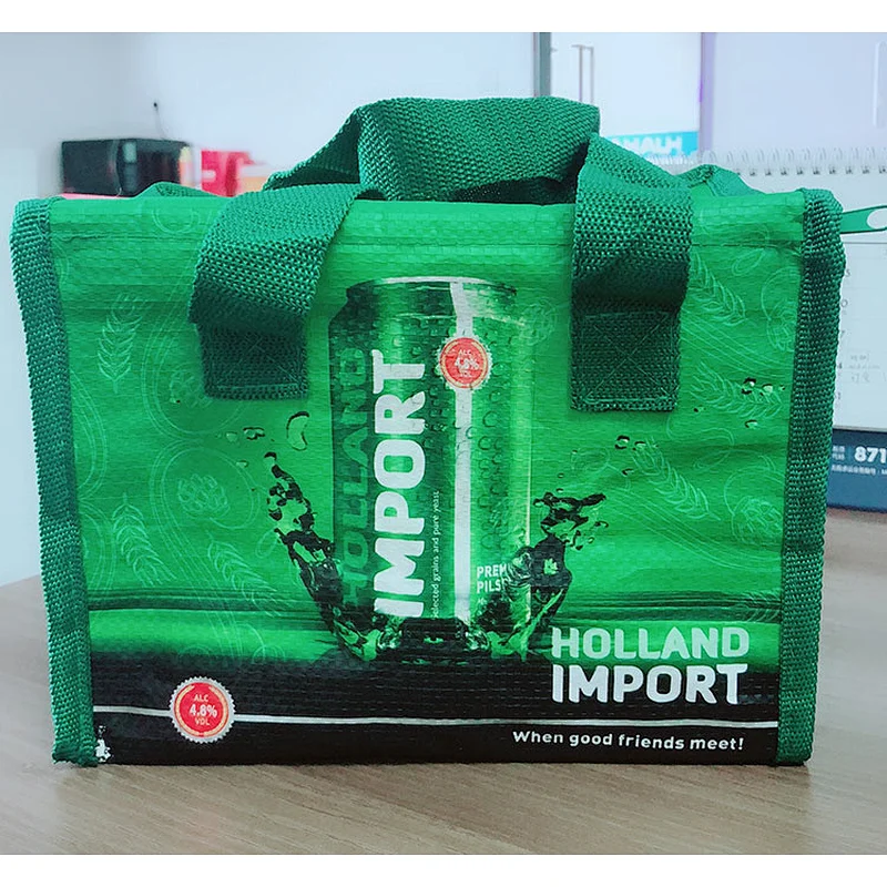 Insulated Reusable Grocery Zippered Collapsible Thermal Tote Shopping Cooler Bags